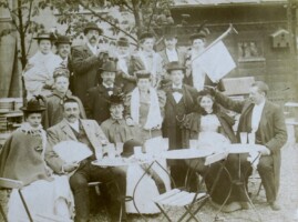 1893 Groep Willem3-ers na bruiloftsfeest