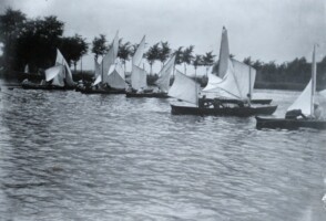 1905, wherry zeilwedstrijd, de start