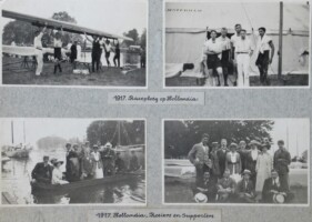 1917 Hollandia raceploeg en supporters