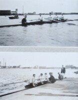 1921, Hultzer vier, Gerard Bernard Kleibrink (stuurman), Johannes Drewes (slag), Luuk van Essen, Willy Körner, Jean Baptist van Silfhout (boeg)