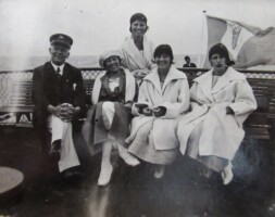 1922, 40-jarig bestaan. Boottocht naar Urk