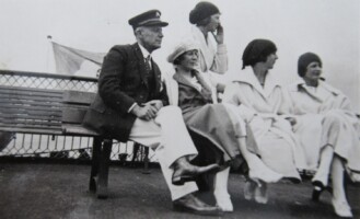 1922, 40-jarig bestaan. Boottocht naar Urk