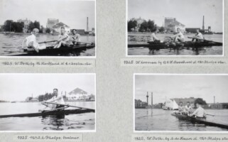 1925, Otto Lohmann (boeg), Barend Roodhart (slag), John Lesley Phelps (Stuurman)