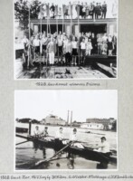 1928, ARB, vrnl: Moek Fo Lay (boeg), Dirk de Zwart, Willem Couzy, Willem Jens, Jannes Stratingh, Gerard Ravensteijn, Co van Bergen, Cees Dusseldorp (slag), Hendrik Smits (stuurman) en Pa Jens Trainer?