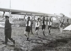 1931 Hultzerbeker, Herman Kerkhoff (boeg), Gerardus Johannes van der Helde, Anton Dekker, Willem Jens (slag) en Christiaan Hora Siccama (stuurman), Gladde 4 Wouter J Jonker