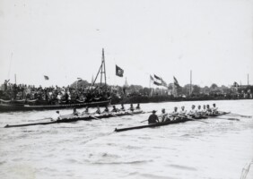 1932, Jubileumwedstrijden te Sloten. Laga en Nereus