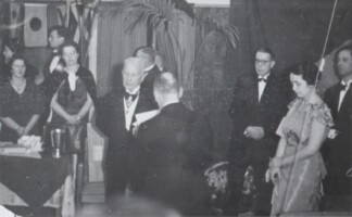 1936 17 januari. 30-jarig voorzitterschap Carel W Kok