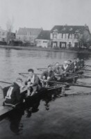 1948 Headacht: Van Boeg naar Slag (vrnl): Guus van Dale, Piet van Schelt, Henk Alberts, Wim van der Bunt, Tom Neumeijer, Herman Coerman, Henk van der Meer, Lex Heemskerk (slag), Eddy Palmboom (stuurman)
