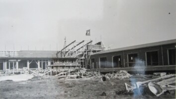 1953/54, bouw van het clubgebouw aan de Jan Vroegopsingel