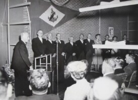 Zaterdag 19 Juni 1954 opening van het nieuwe clubgebouw