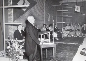 1954, Zaterdag 19 juni opening van het nieuwe clubgebouw