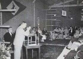 Zaterdag 19 Juni 1954 opening van het nieuwe clubgebouw